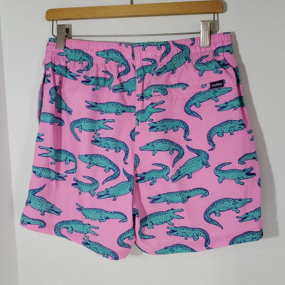 Chubbies The Glades 5.5" Classic Swim Trunks Alligator Print M NWT - Picture 3 of 10